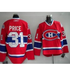 Youth KIDS Montreal Canadiens #31 Carey Price Red Jersey