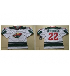 Minnesota Wild #22 Nino Niederreiter White Stitched NHL Jersey