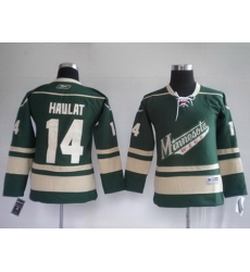 Youth Minnesota Wild 14 HAVLAT GREEND kids Jerseys