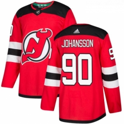 Youth Adidas New Jersey Devils 90 Marcus Johansson Authentic Red Home NHL Jersey 