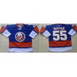 New York Islanders #55 Johnny Boychuk Baby Blue Stitched NHL Jersey