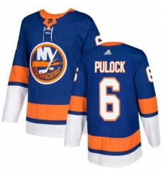 Youth Adidas New York Islanders 6 Ryan Pulock Premier Royal Blue Home NHL Jersey 