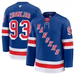 Men New York Rangers 93 Mika Zibanejad Royal 2024 25 Home Stitched Hockey Jersey