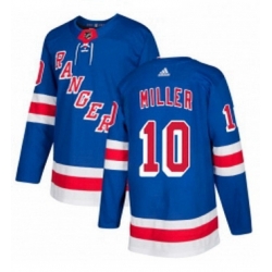 Mens Adidas New York Rangers 10 JT Miller Premier Royal Blue Home NHL Jersey 