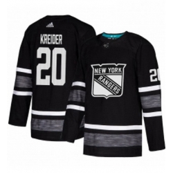 Mens Adidas New York Rangers 20 Chris Kreider Black 2019 All Star Game Parley Authentic Stitched NHL Jersey 