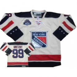 Rangers #99 Wayne Gretzky White Stitched CCM 2012 Winter Classic NHL Jersey