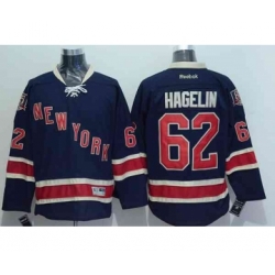 nhl jerseys new york rangers #62 hagelin dk.blue[85th]