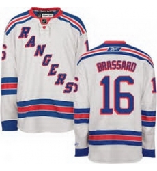 Youth New York Rangers 16 Derick Brassard Hockey Jerseys white Bbrassard Jerseys