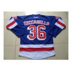 youth NHL Jerseys New York Rangers #36 Zuccarello blue