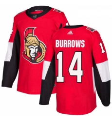 Youth Adidas Ottawa Senators 14 Alexandre Burrows Premier Red Home NHL Jersey 