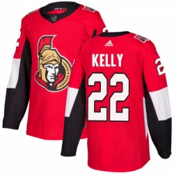 Youth Adidas Ottawa Senators 22 Chris Kelly Premier Red Home NHL Jersey 