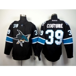 NHL San Jose Sharks #39 couture black jerseys(2014 new)