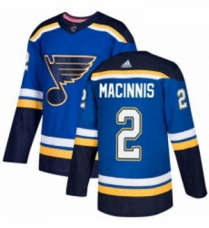 Youth Adidas St Louis Blues 2 Al Macinnis Premier Royal Blue Home NHL Jersey 