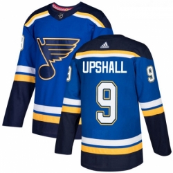 Youth Adidas St Louis Blues 9 Scottie Upshall Premier Royal Blue Home NHL Jersey 