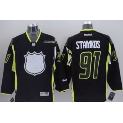 Tampa Bay Lightning #91 Steven Stamkos Black 2015 All Star Stitched NHL Jersey