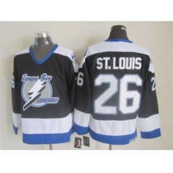 nhl jerseys tampa bay lightning #26 st.louis balck[2015 new]