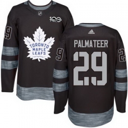 Maple Leafs #29 Mike Palmateer Black 1917 2017 100th Anniversary Stitched NHL Jersey