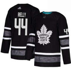 Mens Adidas Toronto Maple Leafs 44 Morgan Rielly Black 2019 All Star Game Parley Authentic Stitched NHL Jersey 