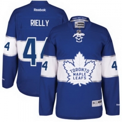 Mens Toronto Maple Leafs Morgan Rielly Reebok Blue 2017 Centennial Classic Premier Player Jersey