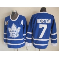 NHL Toronto Maple Leafs #7 horton blue Jerseys[m&n 75th]