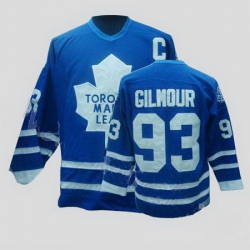 Toronto Maple Leafs 93 Doug Gilmour Blue CCM Throwback Jersey