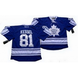 Youth 2012 new Toronto Maple Leafs #81 Phil Kessel BLUE Jersey With A Patch1