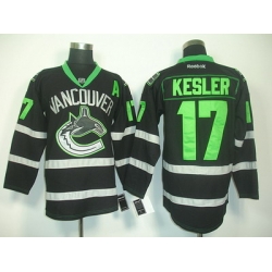 nhl vancouver canucks #17 kesler black A patch