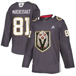 Vegas Golden Knights 81 Jonathan Marchessault Gray Dia De Los Muertos Adidas Jersey