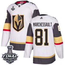 womens jonathan marchessault vegas golden knights jersey white adidas 81 nhl away 2018 stanley cup final authentic