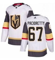 Youth Adidas Vegas Golden Knights 67 Max Pacioretty Authentic White Away NHL Jersey 