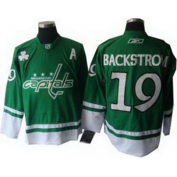 Youth Washington Capitals #19 Nicklas Backstrom Jerseys green