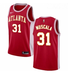 Womens Nike Atlanta Hawks 31 Mike Muscala Authentic Red NBA Jersey Statement Edition 