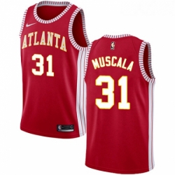 Womens Nike Atlanta Hawks 31 Mike Muscala Swingman Red NBA Jersey Statement Edition 