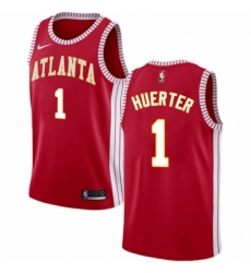 Youth Nike Atlanta Hawks 1 Kevin Huerter Swingman Red NBA Jersey Statement Edition 