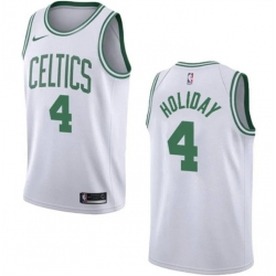 Men Boston Celtics 4 Jrue Holiday White 2023 Association Edition Stitched Basketball Jersey