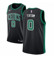 Womens Adidas Boston Celtics 0 Jayson Tatum Authentic Black NBA Jersey Statement Edition 