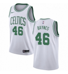 Womens Nike Boston Celtics 46 Aron Baynes Authentic White NBA Jersey Association Edition 