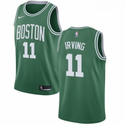 Youth Nike Boston Celtics 11 Kyrie Irving Swingman GreenWhite No Road NBA Jersey Icon Edition 