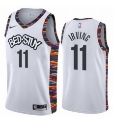 Nets 11 Kyrie Irving White 2019 20 City Edition Nike Swingman Jersey