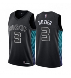 Womens Jordan Charlotte Hornets 3 Terry Rozier Swingman Black Basketball Jersey City Edition 