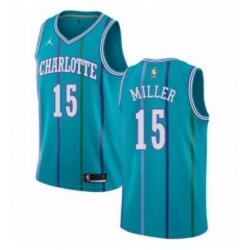 Womens Nike Jordan Charlotte Hornets 15 Percy Miller Swingman Aqua Hardwood Classics NBA Jersey 