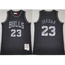 Men Chicago Bulls 23 Michael Jordan Black 1997 98 Stitched Basketball Jersey