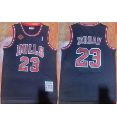 Men Chicago Bulls 23 Michael Jordan Black 1997 98 Stitched Jersey