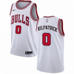 Mens Nike Chicago Bulls 0 Sean Kilpatrick Authentic White NBA Jersey Association Edition 