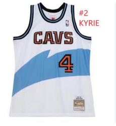 Cleveland Cavs #2 KYRIE White Jersey