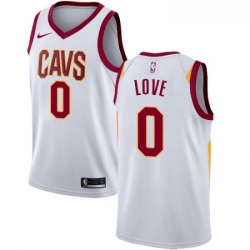 Womens Nike Cleveland Cavaliers 0 Kevin Love Authentic White Home NBA Jersey Association Edition