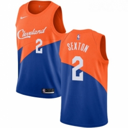 Womens Nike Cleveland Cavaliers 2 Kyrie Irving Swingman Blue NBA Jersey City Edition