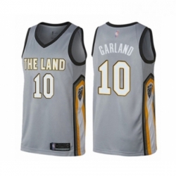 Youth Cleveland Cavaliers 10 Darius Garland Swingman Gray Basketball Jersey City Edition 