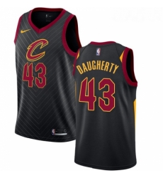 Youth Nike Cleveland Cavaliers 43 Brad Daugherty Authentic Black Alternate NBA Jersey Statement Edition