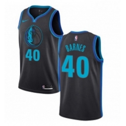 Womens Nike Dallas Mavericks 40 Harrison Barnes Swingman Charcoal NBA Jersey City Edition